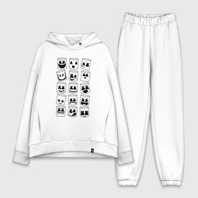 Женский костюм хлопок Oversize с принтом MARSHMELLO в Курске,  |  | marshmello | американский | диджей | жанре | музыкальный | музыки | продюсер | электронной