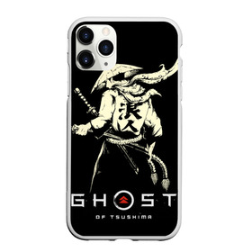 Чехол для iPhone 11 Pro матовый с принтом Ghost of Tsushima Samurai в Курске, Силикон |  | 