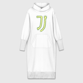 Платье удлиненное хлопок с принтом Juventus | Spray logo (2021) в Курске,  |  | 0x000000123 | juve | juventus | ronaldo | юве | ювентус