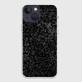 Чехол для iPhone 13 mini с принтом Блестящие полутона в Курске,  |  | halftone | hi tech | net | nets | pattern | shiny | square | texture | web | битная | биты | блестит | блестящие | в квадратик | в клетку | в клеточку | в сетку | квадратики | квадраты | паттерн | полутона | светятся | светящиеся
