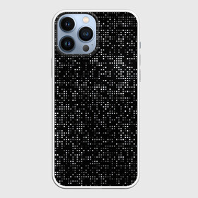 Чехол для iPhone 13 Pro Max с принтом Блестящие полутона в Курске,  |  | Тематика изображения на принте: halftone | hi tech | net | nets | pattern | shiny | square | texture | web | битная | биты | блестит | блестящие | в квадратик | в клетку | в клеточку | в сетку | квадратики | квадраты | паттерн | полутона | светятся | светящиеся