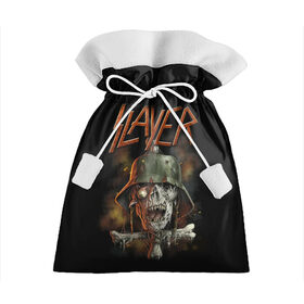 Подарочный 3D мешок с принтом Slayer в Курске, 100% полиэстер | Размер: 29*39 см | Тематика изображения на принте: kerry king | musical group | repentless | slayer | tom araya | метал | том арайа | трэш