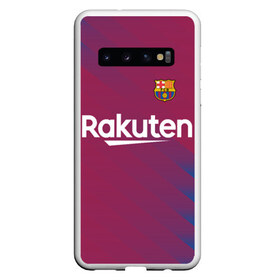 Чехол для Samsung Galaxy S10 с принтом BARCELONA в Курске, Силикон | Область печати: задняя сторона чехла, без боковых панелей | barcelona | champions | fc | fc barcelona 20 21 | fcb | football club | league | lionel | messi | spain | sport | барселона | испания | лига | лионель | месси | спортивные | униформа | фирменые цвета | фк | футбольный клуб | чемпионов