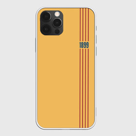 Чехол для iPhone 12 Pro Max с принтом BARCELONA 1899 в Курске, Силикон |  | barcelona | champions | fc | fc barcelona 20 21 | fcb | football club | league | lionel | messi | spain | sport | барселона | испания | лига | лионель | месси | спортивные | униформа | фирменые цвета | фк | футбольный клуб | чемпионов