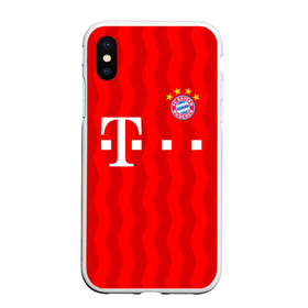 Чехол для iPhone XS Max матовый с принтом FC Bayern Munchen в Курске, Силикон | Область печати: задняя сторона чехла, без боковых панелей | bayern | bayern munchen | champions league | fc bayern munchen | germany | munchen | бавария | германия | левандовски | лига чемпионов | мюнхен | рибери | роббен