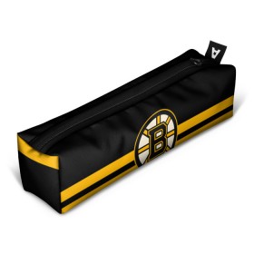 Пенал 3D с принтом BOSTON BRUINS NHL в Курске, 100% полиэстер | плотная ткань, застежка на молнии | Тематика изображения на принте: black | boston | bruins | hockey | ice | logo | nhl | sport | usa | бостон | брюинз | логотип | нхл | спорт | хоккей