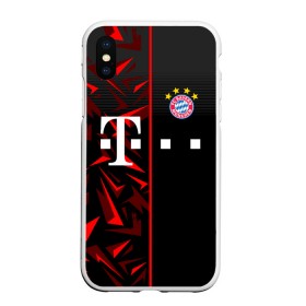 Чехол для iPhone XS Max матовый с принтом FC Bayern Munchen Форма в Курске, Силикон | Область печати: задняя сторона чехла, без боковых панелей | Тематика изображения на принте: bayern | bayern munchen | champions league | fc bayern munchen | germany | munchen | бавария | германия | левандовски | лига чемпионов | мюнхен | рибери | роббен