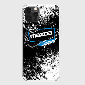 Чехол для iPhone 12 Pro с принтом MAZDA SPORT в Курске, силикон | область печати: задняя сторона чехла, без боковых панелей | auto | autosport | avto | car | mazda | race | road | sport | street racing | авто | автоспорт | гонки | дорога | мазда | марка | машина | спорт | тачка | трасса