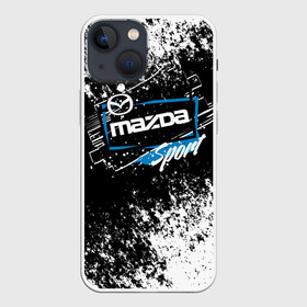 Чехол для iPhone 13 mini с принтом MAZDA SPORT в Курске,  |  | auto | autosport | avto | car | mazda | race | road | sport | street racing | авто | автоспорт | гонки | дорога | мазда | марка | машина | спорт | тачка | трасса