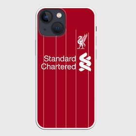 Чехол для iPhone 13 mini с принтом Liverpool FC в Курске,  |  | football | liverpool fc | liverpool football club | soccer | uefa | англия | клуб | ливерпуль | лига | матч | мяч | спорт | уефа | футбол | хендерсон