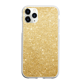 Чехол для iPhone 11 Pro матовый с принтом Золотой песок в Курске, Силикон |  | Тематика изображения на принте: блеск | блёстки | золото | песок | розовое золото | розовый | сияние | стразы