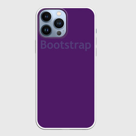 Чехол для iPhone 13 Pro Max с принтом Bootstrap в Курске,  |  | cmyk | css | design | designer | html | illustratork | photoshop | rgb | дезигнер | дизайн | дизанер | ргб