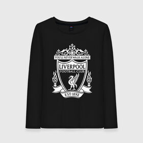 Женский лонгслив хлопок с принтом LIVERPOOL ФК в Курске, 100% хлопок |  | best dad ever | best dad ever liverpool | football | liverpool champion | liverpool fc | liverpool fc 1991 | liverpool football club | soccer | uefa | англия | клуб | ливерпуль | лига | матч | мяч | спорт | уефа | футбол | хендерсон