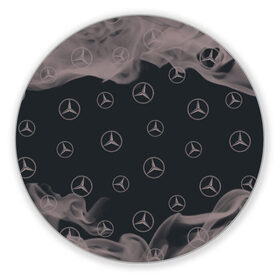 Коврик для мышки круглый с принтом MERCEDES / МЕРСЕДЕС в Курске, резина и полиэстер | круглая форма, изображение наносится на всю лицевую часть | amg | auto | bens | benz | logo | merc | mercedes | mercedes benz | mersedes | moto | star | vthctltc | авто | амг | бенц | звезда | класс | лого | логотип | мерин | мерс | мерседес | мерседес бенц | мото | символ | символы | ьуксувуы