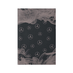 Обложка для паспорта матовая кожа с принтом MERCEDES / МЕРСЕДЕС в Курске, натуральная матовая кожа | размер 19,3 х 13,7 см; прозрачные пластиковые крепления | amg | auto | bens | benz | logo | merc | mercedes | mercedes benz | mersedes | moto | star | vthctltc | авто | амг | бенц | звезда | класс | лого | логотип | мерин | мерс | мерседес | мерседес бенц | мото | символ | символы | ьуксувуы
