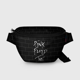 Поясная сумка 3D с принтом PINK FLOYD в Курске, 100% полиэстер | плотная ткань, ремень с регулируемой длиной, внутри несколько карманов для мелочей, основное отделение и карман с обратной стороны сумки застегиваются на молнию | pink floyd | the wall | пинк флоид | стена