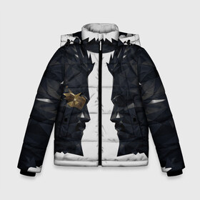 Зимняя куртка для мальчиков 3D с принтом Deus Ex(спина) в Курске, ткань верха — 100% полиэстер; подклад — 100% полиэстер, утеплитель — 100% полиэстер | длина ниже бедра, удлиненная спинка, воротник стойка и отстегивающийся капюшон. Есть боковые карманы с листочкой на кнопках, утяжки по низу изделия и внутренний карман на молнии. 

Предусмотрены светоотражающий принт на спинке, радужный светоотражающий элемент на пуллере молнии и на резинке для утяжки | Тематика изображения на принте: adam jensen | cyberpunk | deus ex | eidos montreal | games | human revolution | low poly | mankind divided | square enix | адам дженсен | бог из | игры | киберпанк
