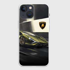 Чехол для iPhone 13 mini с принтом Lamborghini в Курске,  |  | bolide | car | italy | lamborghini | motorsport | power.prestige | speed | автомобиль | автоспорт | болид | италия | ламборгини | мощь | престиж | скорость