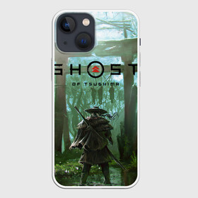 Чехол для iPhone 13 mini с принтом Ghost of Tsushima в Курске,  |  | games | ghost of tsushima | ronin | samurai | игры | призрак цусимы | ронин | самурай
