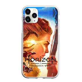 Чехол для iPhone 11 Pro Max матовый с принтом Horizon Forbidden West в Курске, Силикон |  | aloy | guerrilla games | horizon forbidden west | hunt | zero dawn | горизонт | запретный запад | игры | нулевой рассвет | охота | элой