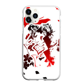 Чехол для iPhone 11 Pro Max матовый с принтом JoJo Bizarre Adventure в Курске, Силикон |  | battle | blood | crusaders | dio | giorno | giovanna | jojo | jojos | jotaro | killer queen. wind | manga | ora | stardust | vento aureo | джо джо | манга | ора