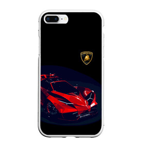Чехол для iPhone 7Plus/8 Plus матовый с принтом Lamborghini Diverso в Курске, Силикон | Область печати: задняя сторона чехла, без боковых панелей | bolide | car | italy | lamborghini | motorsport | power.prestige | автомобиль | автоспорт | болид | италия | ламборгини | мощь | престиж