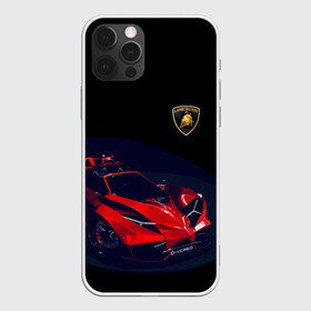 Чехол для iPhone 12 Pro с принтом Lamborghini Diverso в Курске, силикон | область печати: задняя сторона чехла, без боковых панелей | Тематика изображения на принте: bolide | car | italy | lamborghini | motorsport | power.prestige | автомобиль | автоспорт | болид | италия | ламборгини | мощь | престиж