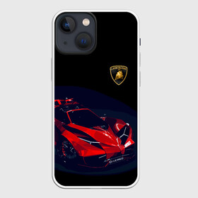 Чехол для iPhone 13 mini с принтом Lamborghini Diverso в Курске,  |  | Тематика изображения на принте: bolide | car | italy | lamborghini | motorsport | power.prestige | автомобиль | автоспорт | болид | италия | ламборгини | мощь | престиж