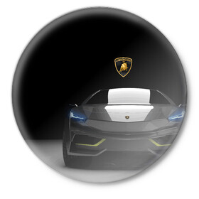 Значок с принтом Lamborghini URUS в Курске,  металл | круглая форма, металлическая застежка в виде булавки | bolide | car | italy | lamborghini | motorsport | power.prestige | автомобиль | автоспорт | болид | италия | ламборгини | мощь | престиж