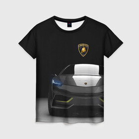 Женская футболка 3D с принтом Lamborghini URUS в Курске, 100% полиэфир ( синтетическое хлопкоподобное полотно) | прямой крой, круглый вырез горловины, длина до линии бедер | bolide | car | italy | lamborghini | motorsport | power.prestige | автомобиль | автоспорт | болид | италия | ламборгини | мощь | престиж