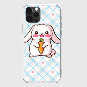 Чехол для iPhone 12 Pro Max с принтом Милый зайка в Курске, Силикон |  | Тематика изображения на принте: веган | вегетарианец | животное | зайцы | зайчик | зайчонок | заяц | кролик | кроль | крольчонок | овощи | пушистик