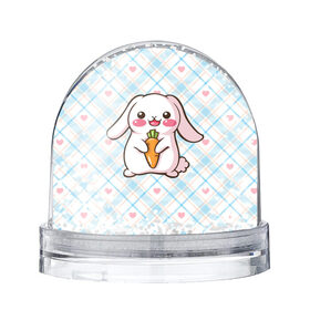 Снежный шар с принтом Милый зайка в Курске, Пластик | Изображение внутри шара печатается на глянцевой фотобумаге с двух сторон | веган | вегетарианец | животное | зайцы | зайчик | зайчонок | заяц | кролик | кроль | крольчонок | овощи | пушистик