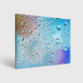 Холст прямоугольный с принтом Капли голубой роса стекло вода в Курске, 100% ПВХ |  | вода | градиент | для всех | дождь | капли | летний | на каждый день | обычный | окно | поверхность | повседневный | размытость | роса | стекло