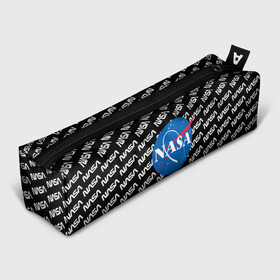 Пенал 3D с принтом NASA в Курске, 100% полиэстер | плотная ткань, застежка на молнии | logo | logo nasa | nasa | space | америка | арт | космос | лого | лого наса | логотип | логотип наса | наса | спэйс