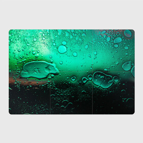 Магнитный плакат 3Х2 с принтом Зеленые капли клетки в Курске, Полимерный материал с магнитным слоем | 6 деталей размером 9*9 см | биология | вода | градиент | для всех | дождь | капли | клетки | летний | на каждый день | обычный | окно | поверхность | повседневный | размытость | роса | стекло