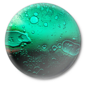 Значок с принтом Зеленые капли клетки в Курске,  металл | круглая форма, металлическая застежка в виде булавки | Тематика изображения на принте: биология | вода | градиент | для всех | дождь | капли | клетки | летний | на каждый день | обычный | окно | поверхность | повседневный | размытость | роса | стекло