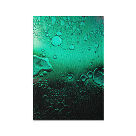 Обложка для паспорта матовая кожа с принтом Зеленые капли клетки в Курске, натуральная матовая кожа | размер 19,3 х 13,7 см; прозрачные пластиковые крепления | Тематика изображения на принте: биология | вода | градиент | для всех | дождь | капли | клетки | летний | на каждый день | обычный | окно | поверхность | повседневный | размытость | роса | стекло