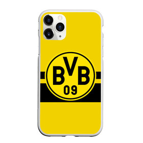 Чехол для iPhone 11 Pro матовый с принтом BORUSSIA DORTMUND в Курске, Силикон |  | Тематика изображения на принте: borussia | bundesliga | football | germani | sport | бундеслига | германия | желтый | логотип | спорт | футбол