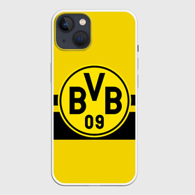 Чехол для iPhone 13 с принтом BORUSSIA DORTMUND в Курске,  |  | borussia | bundesliga | football | germani | sport | бундеслига | германия | желтый | логотип | спорт | футбол
