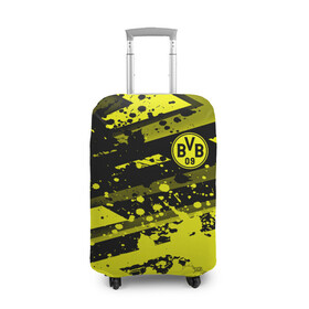 Чехол для чемодана 3D с принтом Borussia Dortmund в Курске, 86% полиэфир, 14% спандекс | двустороннее нанесение принта, прорези для ручек и колес | borussia | bvb | dortmund | fifa | football | soccer | uefa | боруссия | германия | клуб | лига | матч | мяч | спорт | уефа | фифа | футбол | шмельцер