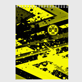 Скетчбук с принтом Borussia Dortmund в Курске, 100% бумага
 | 48 листов, плотность листов — 100 г/м2, плотность картонной обложки — 250 г/м2. Листы скреплены сверху удобной пружинной спиралью | borussia | bvb | dortmund | fifa | football | soccer | uefa | боруссия | германия | клуб | лига | матч | мяч | спорт | уефа | фифа | футбол | шмельцер