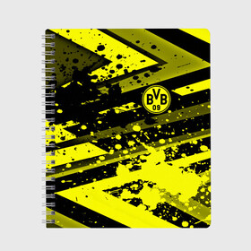 Тетрадь с принтом Borussia Dortmund в Курске, 100% бумага | 48 листов, плотность листов — 60 г/м2, плотность картонной обложки — 250 г/м2. Листы скреплены сбоку удобной пружинной спиралью. Уголки страниц и обложки скругленные. Цвет линий — светло-серый
 | borussia | bvb | dortmund | fifa | football | soccer | uefa | боруссия | германия | клуб | лига | матч | мяч | спорт | уефа | фифа | футбол | шмельцер