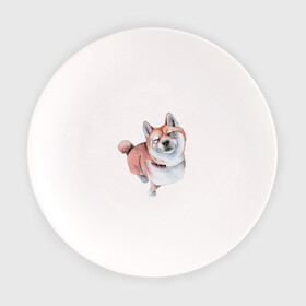 Тарелка с принтом Акита в Курске, фарфор | диаметр - 210 мм
диаметр для нанесения принта - 120 мм | акита | животные | песокафе | рисунок | собаки