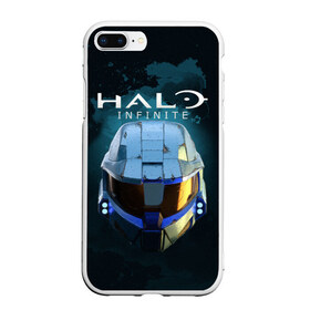 Чехол для iPhone 7Plus/8 Plus матовый с принтом Halo Infinite в Курске, Силикон | Область печати: задняя сторона чехла, без боковых панелей | fp | halo | halo infinite | master chief | microsoft | skull | игра | мастер чиф | сияние | спартанец 117 | череп | шутер