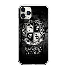 Чехол для iPhone 11 Pro Max матовый с принтом Академия Амбрелла в Курске, Силикон |  | the umbrella academy | umbrella | академия амбрелла | амбрелла | герб | зонтик | комиксы