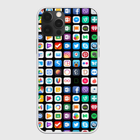 Чехол для iPhone 12 Pro Max с принтом Iphone and Apps Icons в Курске, Силикон |  | Тематика изображения на принте: android | apk | apps | icon | iphone | iphone and apps icons | social | айфон | андроид | значок | приложение