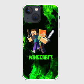 Чехол для iPhone 13 mini с принтом Minecraft в Курске,  |  | craft | creeper | dungeon | dungeons | earth | game | logo | mine | minecraft | mobile | online | дунгеонс | земля | зомби | игра | крипер | лого | майкрафт | майнкрафт | мобайл | онлайн | подземелье | подземелья