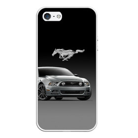 Чехол для iPhone 5/5S матовый с принтом Mustang в Курске, Силикон | Область печати: задняя сторона чехла, без боковых панелей | car | hoofs | horse | mane | motorsport | mustang | power | prestige | tail | usa | автомобиль | автоспорт | грива | конь | копыта | лошадь | мощь | мустанг | престиж | сша | хвост