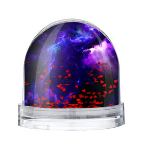 Снежный шар с принтом Космическое небо в Курске, Пластик | Изображение внутри шара печатается на глянцевой фотобумаге с двух сторон | арт | звёзды | иний | космос | облако | розовый | сияние | тёмный | туманность | фиолоетовый | черный | яркие цвета