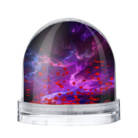 Снежный шар с принтом Космическое небо в Курске, Пластик | Изображение внутри шара печатается на глянцевой фотобумаге с двух сторон | арт | звёзды | космос | облако | розовый | синий | сияние | туманность | фиолетовый | яркие цвета